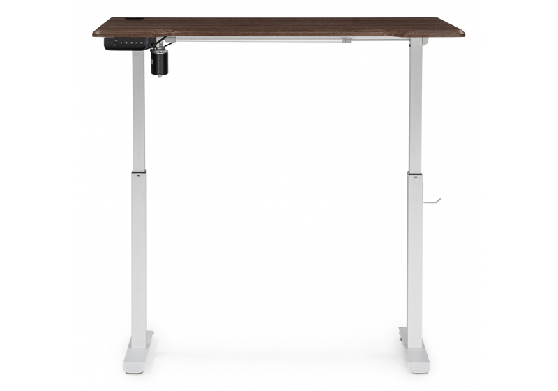 Компьютерный стол, Маркос с механизмом подъема 120х75х75 орех кантри / белый