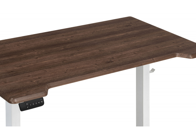 Компьютерный стол, Маркос с механизмом подъема 120х75х75 орех кантри / белый