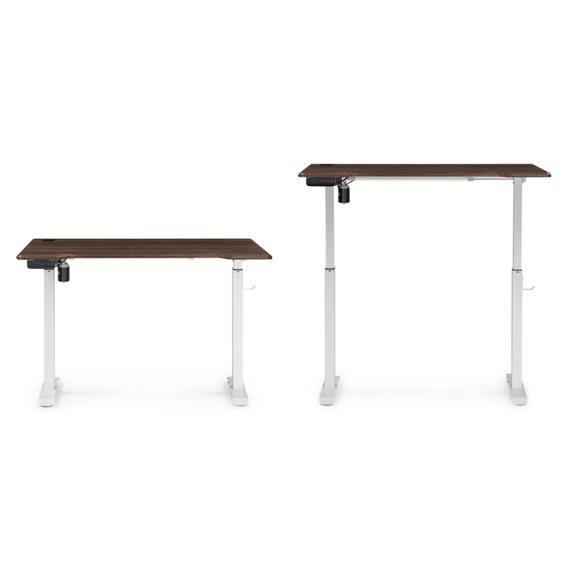 Компьютерный стол, Маркос с механизмом подъема 120х75х75 орех кантри / белый