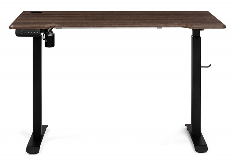 Компьютерный стол, Маркос с механизмом подъема 120х75х75 черный / кантри орех
