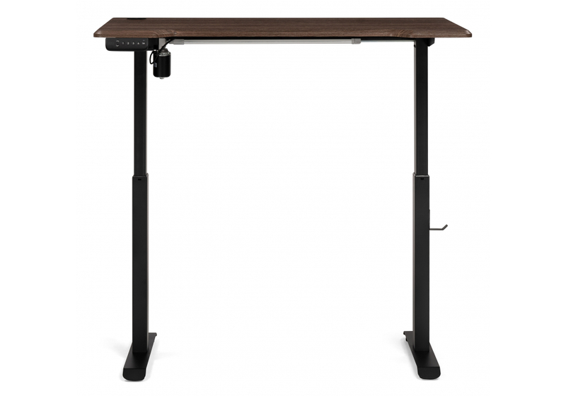 Компьютерный стол, Маркос с механизмом подъема 120х75х75 черный / кантри орех