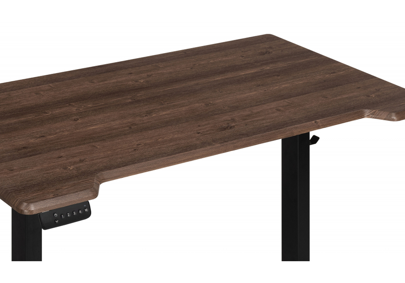 Компьютерный стол, Маркос с механизмом подъема 120х75х75 черный / кантри орех