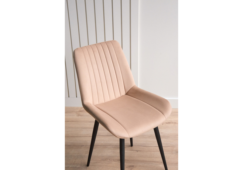 Стул на металлокаркасе, Седа 360 бежевый (zd 210) / черный np