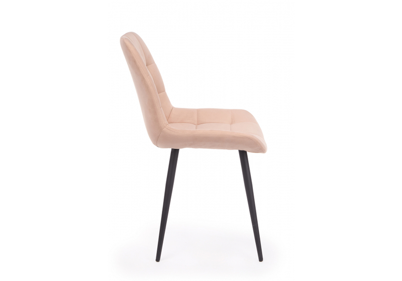 Стул на металлокаркасе, Челси 360 К бежевый (zd 210) / черный np