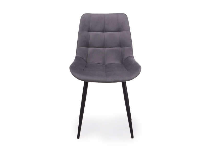 Стул на металлокаркасе, Челси 360 К темно-серый (zd 995) / черный np