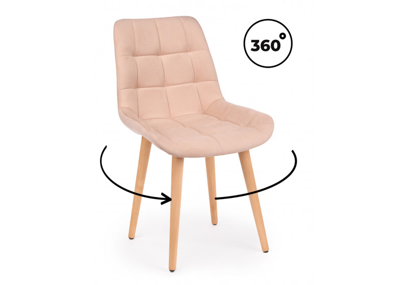 Стул деревянный, Челси 360 бежевый (zd 210) / светлое дерево np