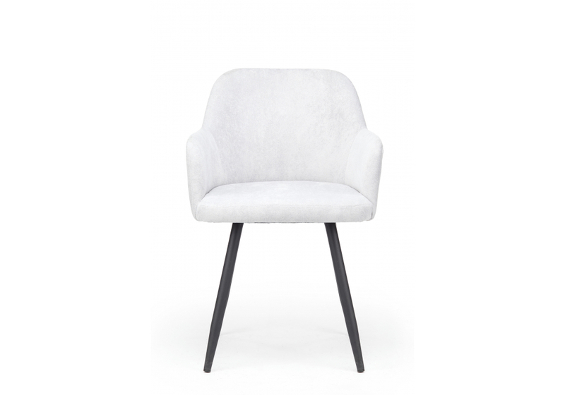 Стул на металлокаркасе, Инфини 360 светло-серый (ocean 021) / черный