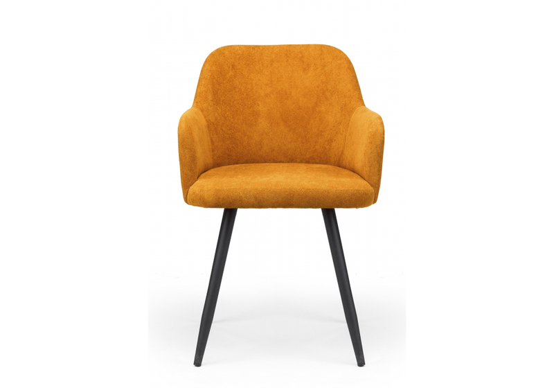 Стул на металлокаркасе, Инфини 360 терракота (ocean 015) / черный