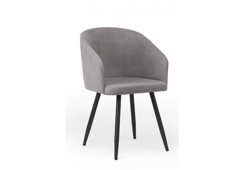 Стул на металлокаркасе, Монер 360 темно-серый (glory 20) / черный