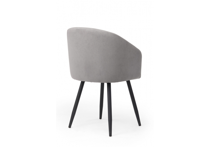 Стул на металлокаркасе, Монер 360 темно-серый (glory 20) / черный