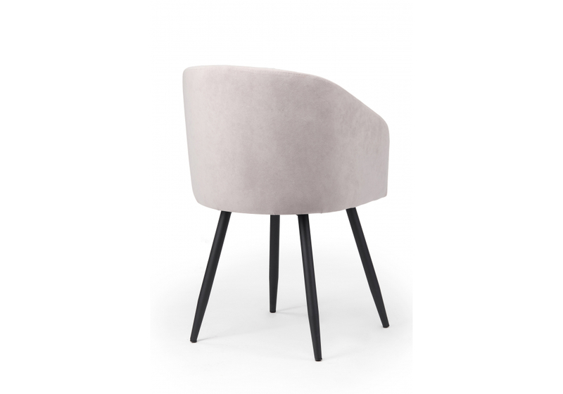 Стул на металлокаркасе, Монер 360 светло-серый (glory 36) / черный