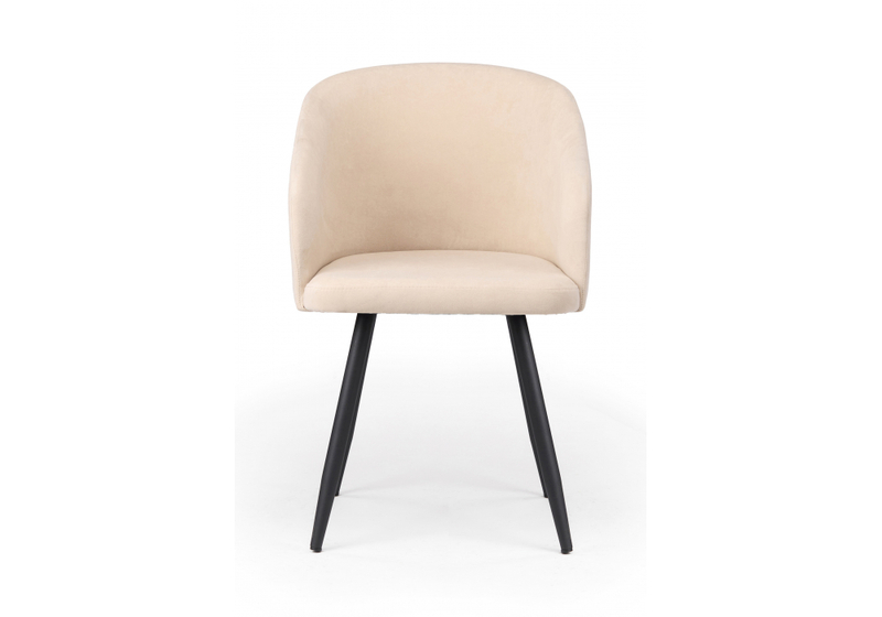 Стул на металлокаркасе, Монер 360 бежевый (glory 03) / черный