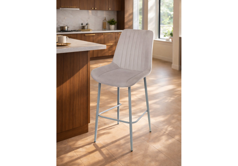 Барный стул, Седа латте (zd 290) / серый np