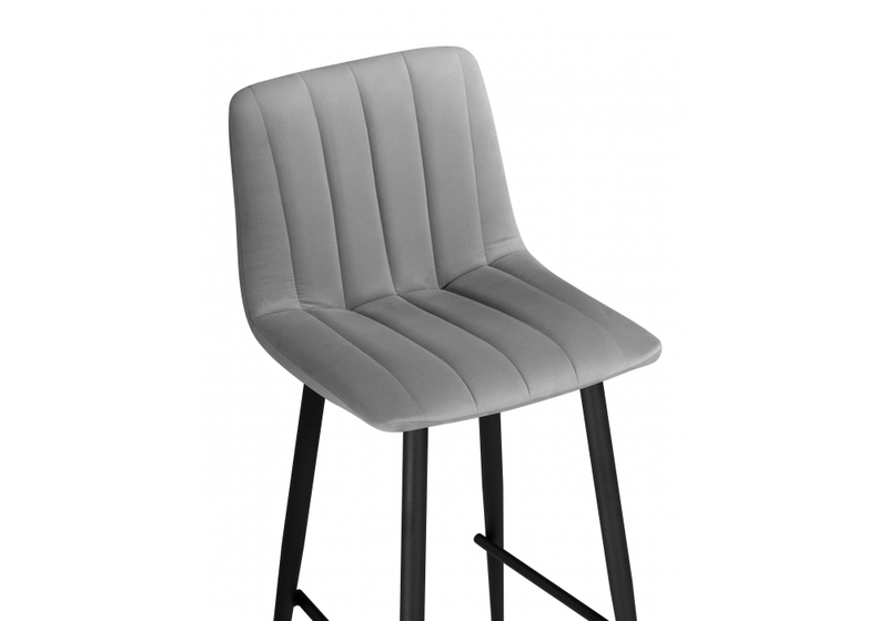 Барный стул, Дани темно-серый / черный