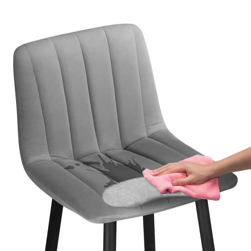 Барный стул, Дани темно-серый / черный