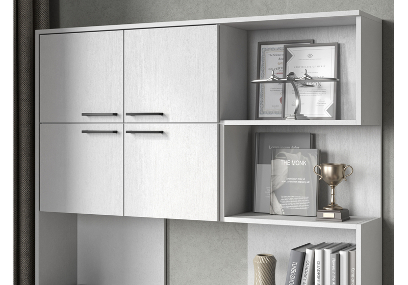 Компьютерный стол, Эльброни левый белый