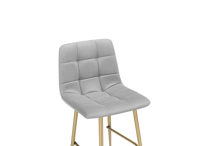 Барный стул, Чилли Мини светло-серый (zd 960) / золотой np