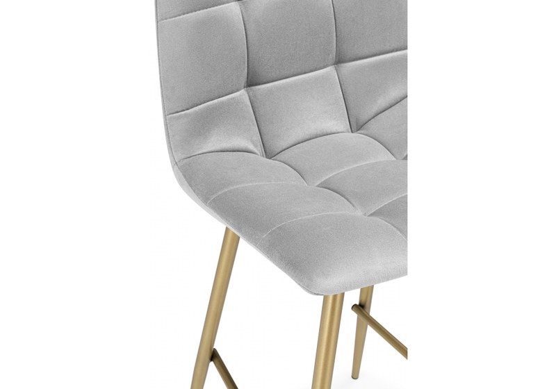 Барный стул, Чилли Мини светло-серый (zd 960) / золотой np