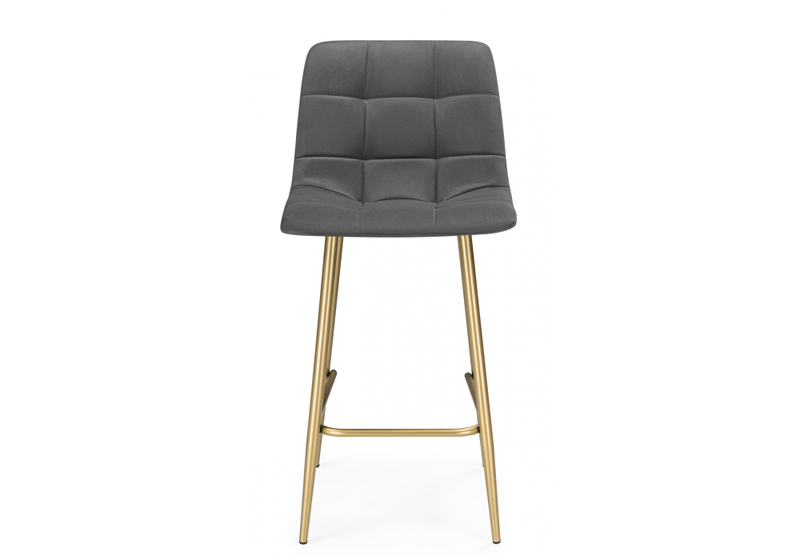 Барный стул, Чилли Мини темно-серый (zd 995) / золотой np