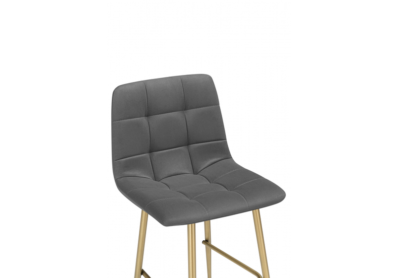 Барный стул, Чилли Мини темно-серый (zd 995) / золотой np