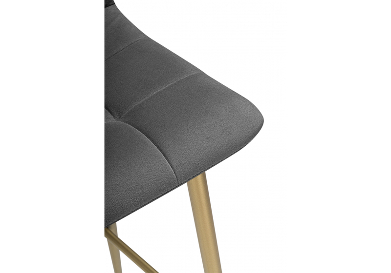Барный стул, Чилли Мини темно-серый (zd 995) / золотой np