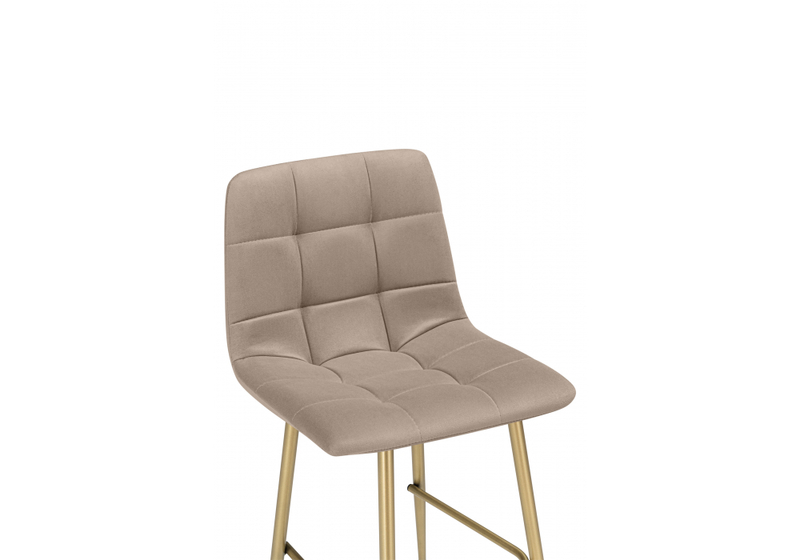Барный стул, Чилли Мини бежевый (zd 210) / золотой np