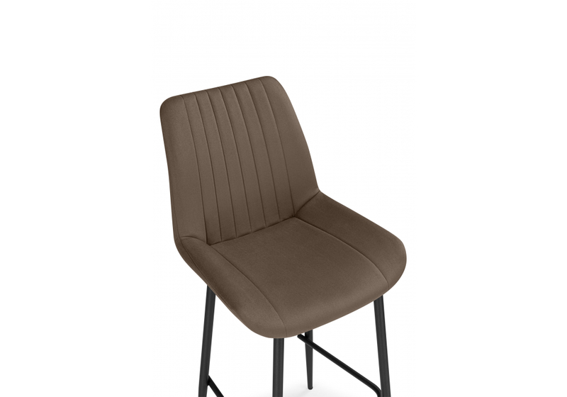 Барный стул, Седа 360 коричневый (zd 233) / черный np