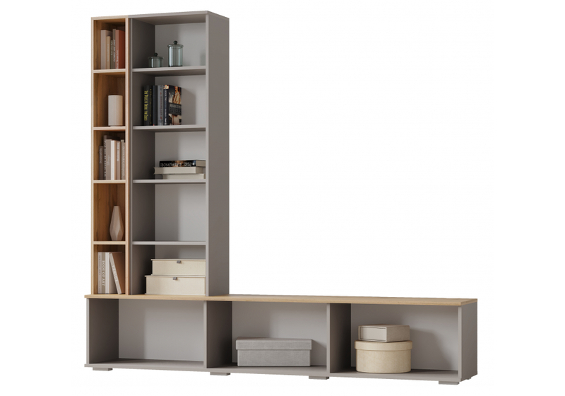 ТВ-тумба, Филеста кашемир / дуб вотан