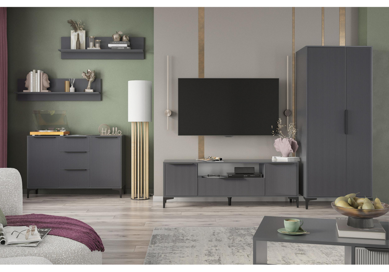 ТВ-тумба, Иадама графит / графит софт