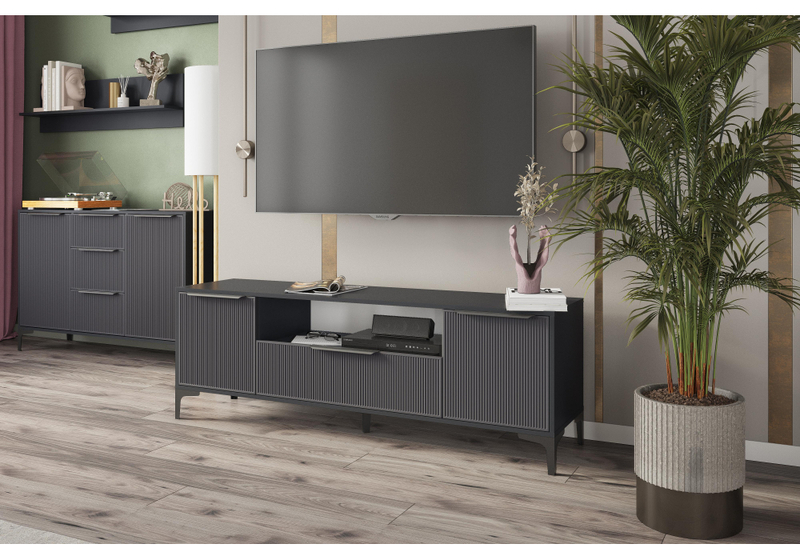 ТВ-тумба, Иадама графит / графит софт