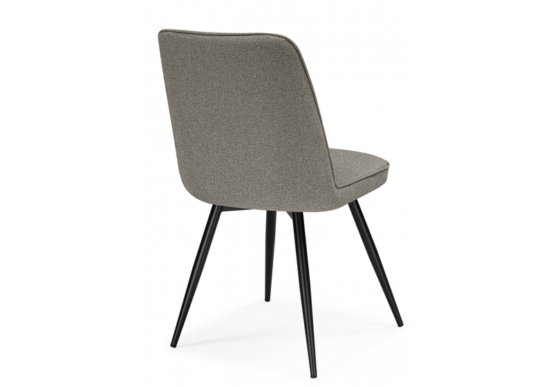 Стул на металлокаркасе, Texas 3 поворотный светло-серый / черный