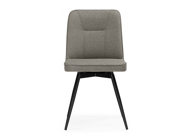 Стул на металлокаркасе, Texas 3 поворотный светло-серый / черный