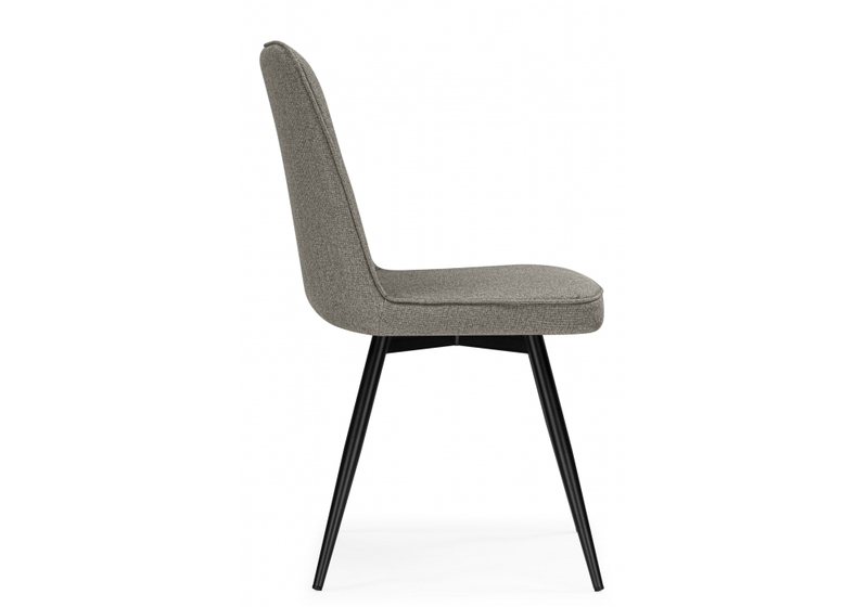 Стул на металлокаркасе, Texas 3 поворотный светло-серый / черный