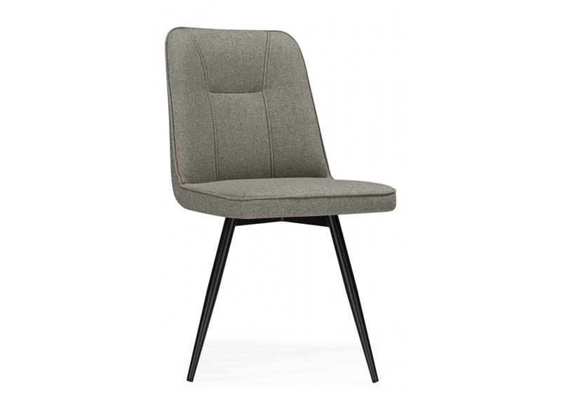 Стул на металлокаркасе, Texas 3 поворотный светло-серый / черный