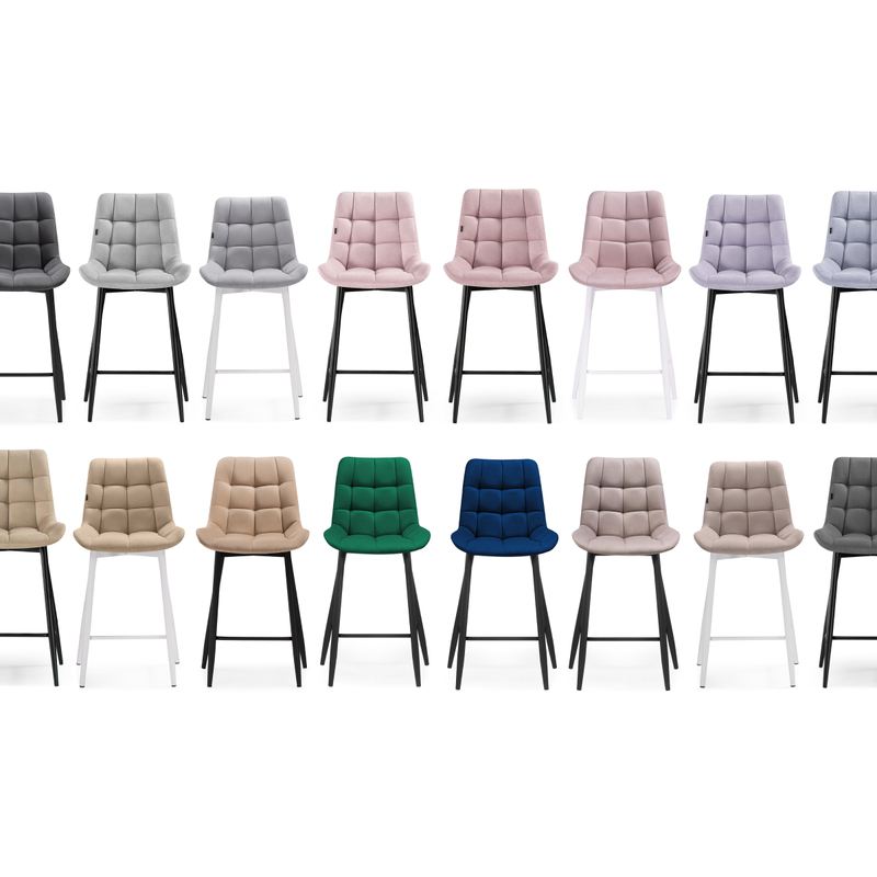 Барный стул, Алст К темно-серый / черный