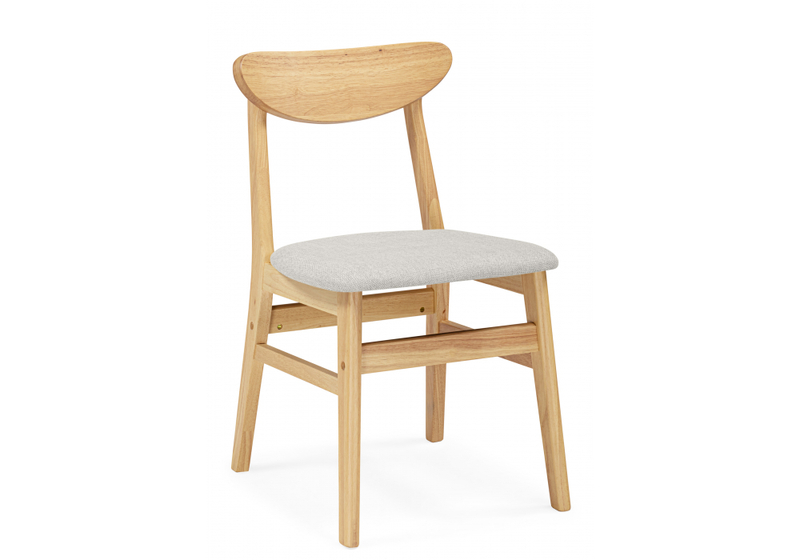 Стул деревянный, Okava wood / beige