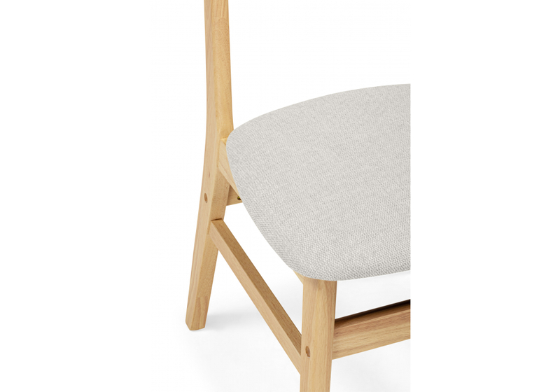 Стул деревянный, Okava wood / beige