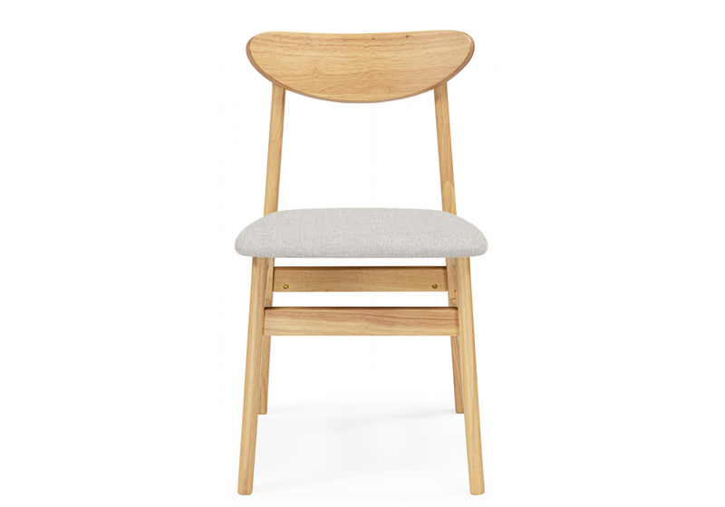 Стул деревянный, Okava wood / beige