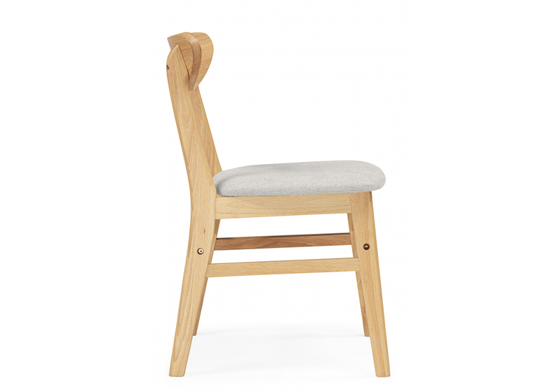 Стул деревянный, Okava wood / beige