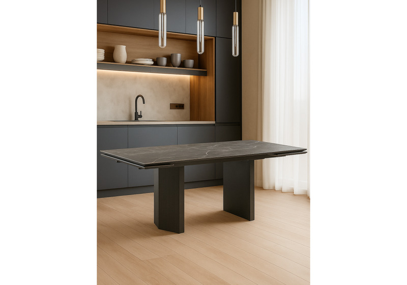 Керамический стол, Монерон 180x90 nero marquina / черный