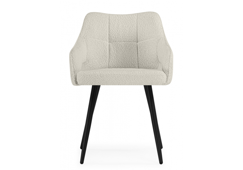 Стул на металлокаркасе, Hera beige / black