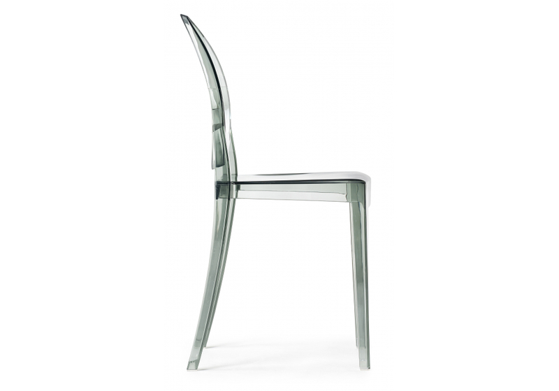 Пластиковый стул, Victoria clear gray