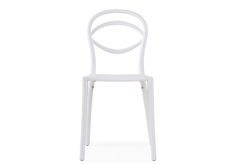 Пластиковый стул, Simple white