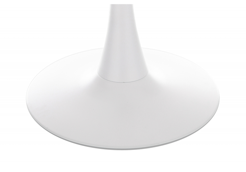 Стол стеклянный, Tulip 90 super white glass