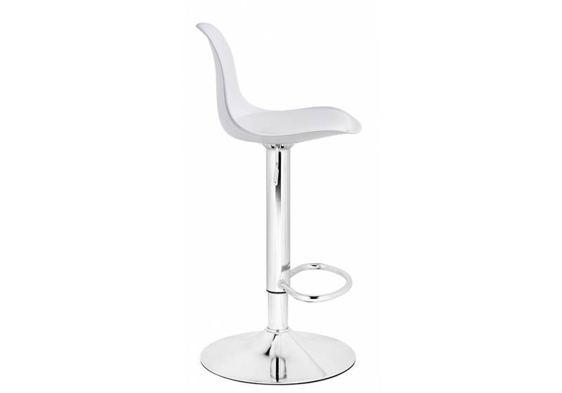 Барный стул, Soft white / chrome
