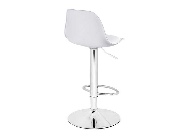 Барный стул, Soft white / chrome