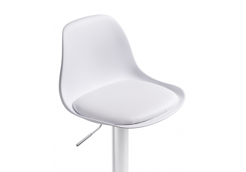 Барный стул, Soft white / chrome