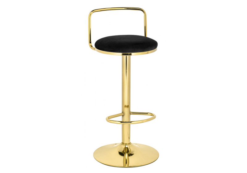 Барный стул, Lusia black / gold