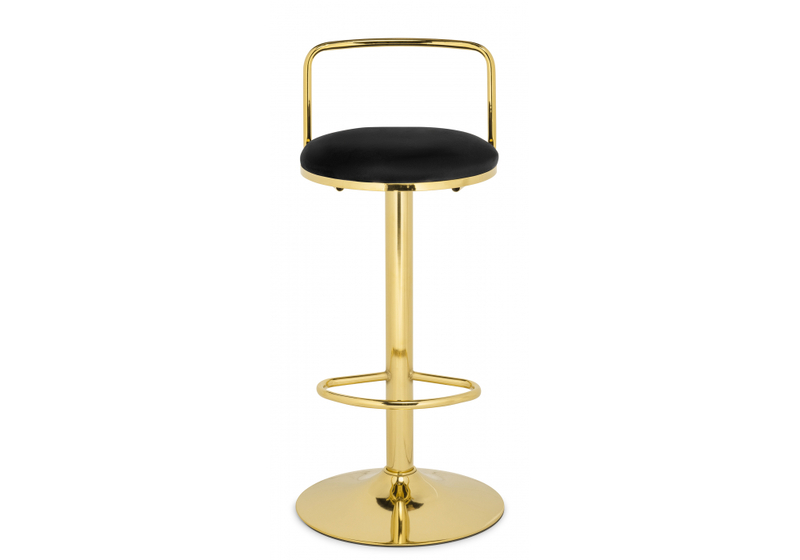 Барный стул, Lusia black / gold