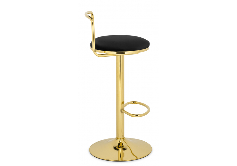Барный стул, Lusia black / gold